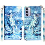 For Xiaomi Redmi 15 5G (EU) (171mm) / Xiaomi Redmi 15 4G (EU) (171mm) Wallet Case 3D Pattern Printed Leather Phone Cover with Strap