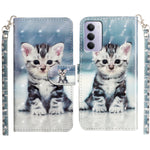 For Xiaomi Redmi 15 5G (EU) (171mm) / Xiaomi Redmi 15 4G (EU) (171mm) Wallet Case 3D Pattern Printed Leather Phone Cover with Strap