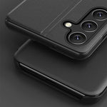 For Samsung Galaxy S25 FE Phone Case Folio Flip PU Leather Stand Cover