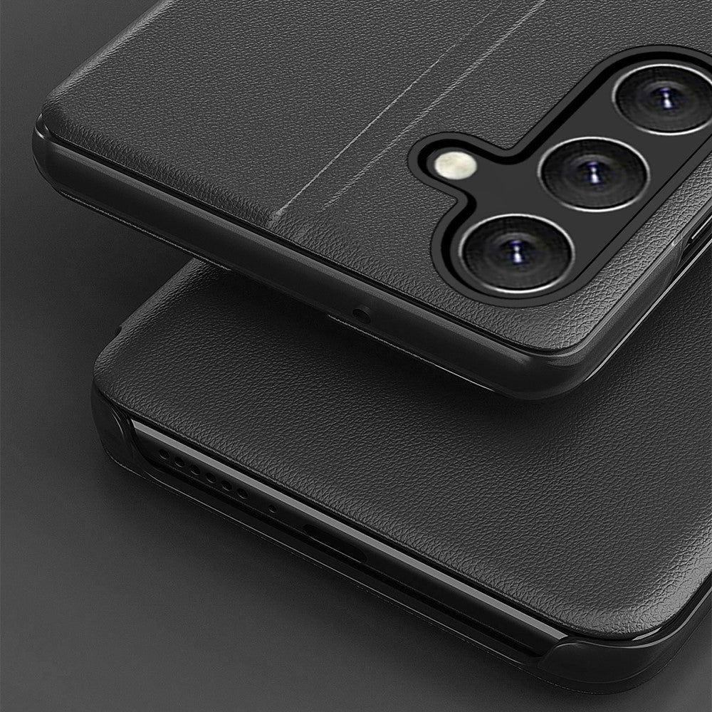 For Samsung Galaxy S25 FE Phone Case Folio Flip PU Leather Stand Cover