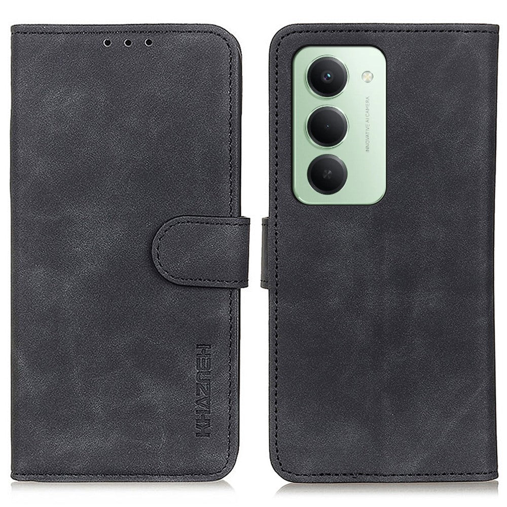 KHAZNEH For Xiaomi Redmi 15 4G (EU) (171mm) Case PU Leather Retro Texture Phone Cover