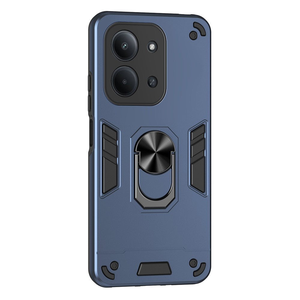 For Xiaomi Redmi 15C 4G (Global) (171mm)  /  Poco C85 4G (171mm) Case PC + TPU Drop Defend Phone Cover with Ring Kickstand