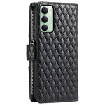 Xiaomi Redmi 15 5G (EU) (171mm) / 4G (EU) (171mm) Fodral Blixtlåsficka Glitter Läder Mobilskal med Handledsrem