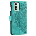 For Xiaomi Redmi 15 5G (EU) (171mm)  /  4G (EU) (171mm) Wallet Case Mandala Flower Pattern PU Leather Phone Cover with Wrist Strap