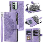 For Xiaomi Redmi 15 5G (EU) (171mm)  /  4G (EU) (171mm) Wallet Case Mandala Flower Pattern PU Leather Phone Cover with Wrist Strap
