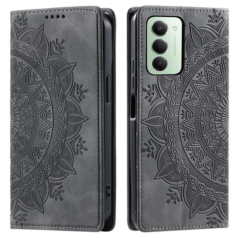 For Xiaomi Redmi 15 5G (EU) (171mm)  /  4G (EU) (171mm) Case Magnetic Closing Leather Phone Cover Pattern Imprinted