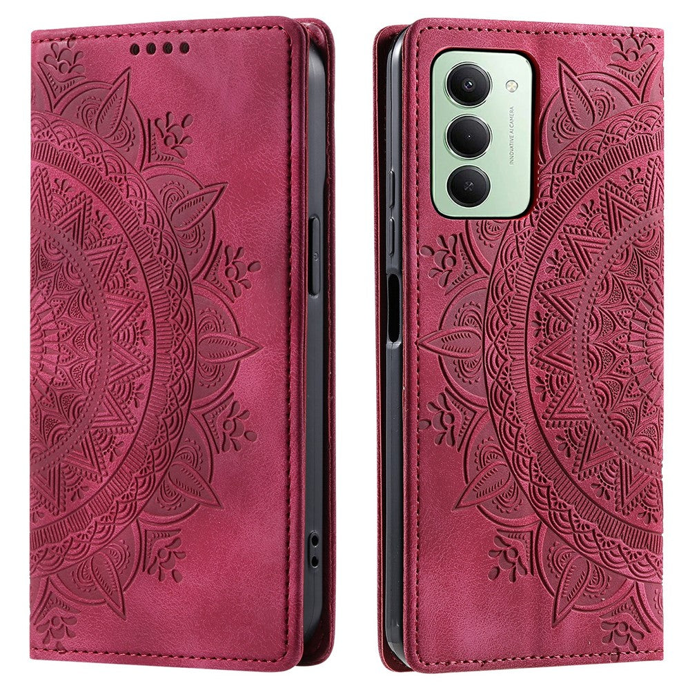 For Xiaomi Redmi 15 5G (EU) (171mm)  /  4G (EU) (171mm) Case Magnetic Closing Leather Phone Cover Pattern Imprinted