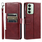 For Xiaomi Redmi 15 5G (EU) (171mm)  /  4G (EU) (171mm) Case 6 Card Slots PU Leather Anti-Fall Phone Cover with Wrist Strap