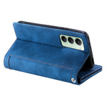 Etui til Xiaomi Redmi 15 5G (EU) (171mm) / 4G (EU) (171mm) med 9 kortlommer, lynlås, tegnebog, PU-læder og håndledsrem