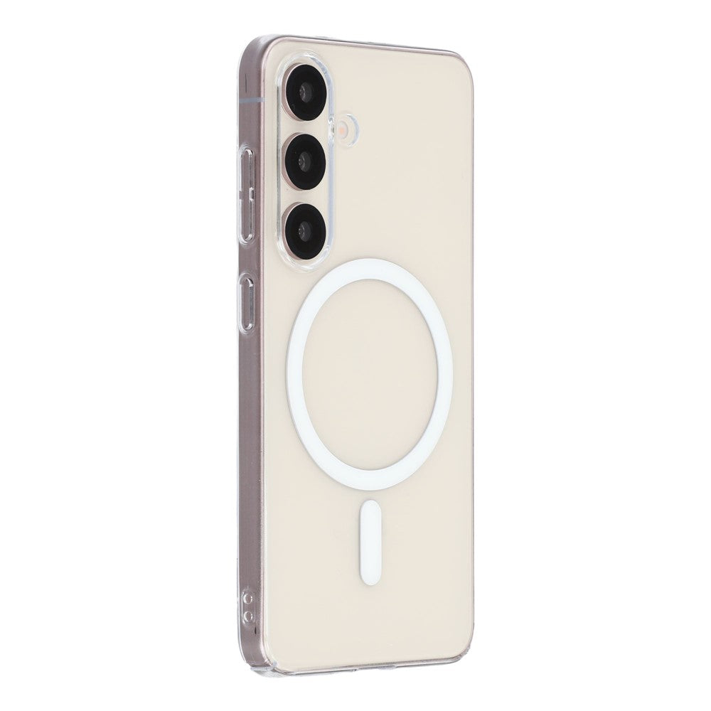 For Samsung Galaxy S24+ Crystal Clear Case Magnetic Case Hard PC Phone Cover