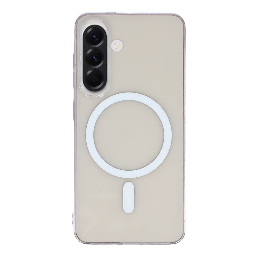 For Samsung Galaxy A56 5G Crystal Clear Magnetic Case Hard PC Phone Cover