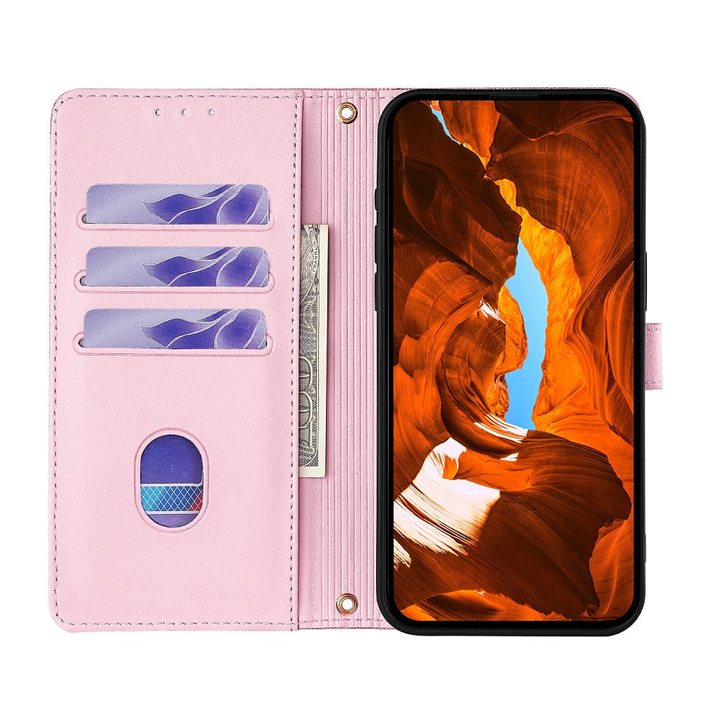 For Oppo F29 5G Case Metal I-Buckle PU Leather Wallet Phone Cover