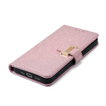 For Oppo F29 5G Case Metal I-Buckle PU Leather Wallet Phone Cover