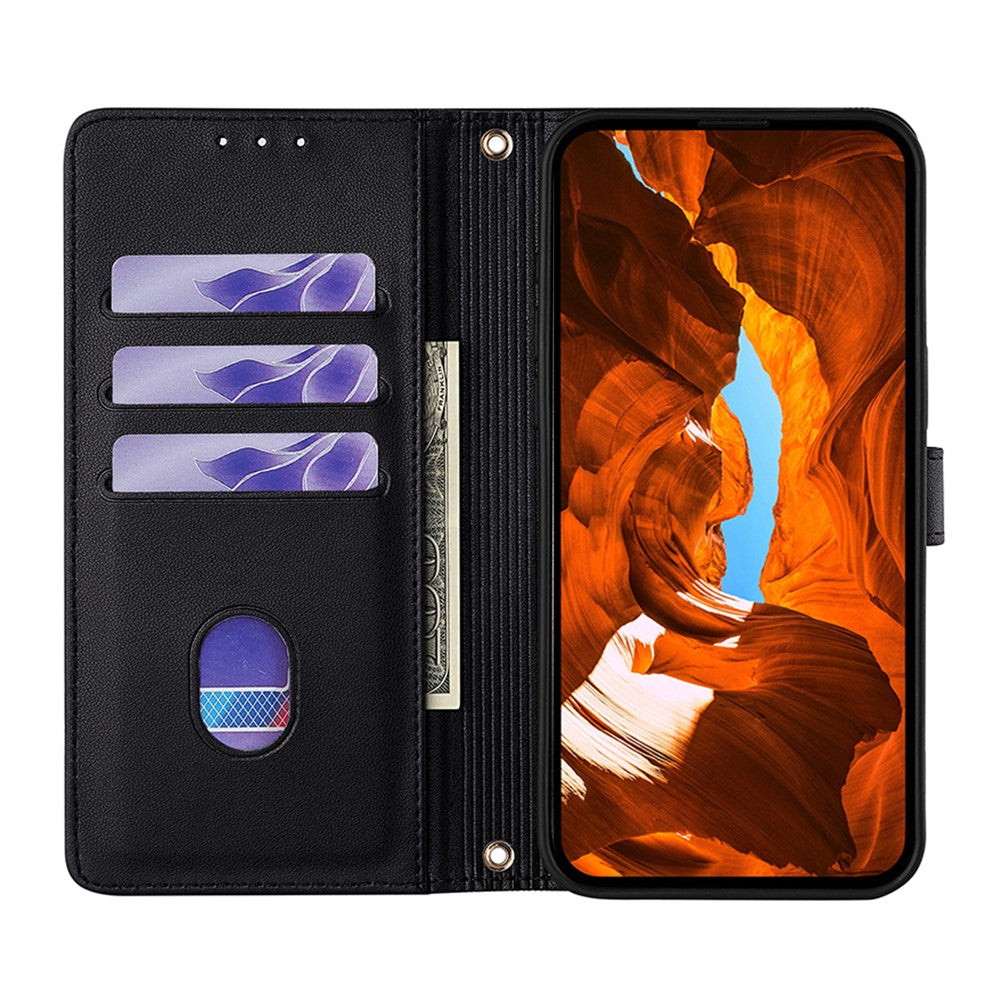 For Huawei Maimang 40 5G Case Metal I-Buckle PU Leather Wallet Phone Cover