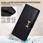 For Huawei Maimang 40 5G Case Metal I-Buckle PU Leather Wallet Phone Cover