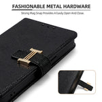 For Huawei Maimang 40 5G Case Metal I-Buckle PU Leather Wallet Phone Cover