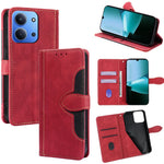 For Xiaomi Redmi 15C 4G (Global) (171mm) / Poco C85 4G (171mm) Case Leather Wallet Phone Cover with Straw Hat Magnetic Clasp