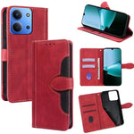 Leather Case for Xiaomi Redmi 15C 4G (EU) (173mm) / 15C 5G (EU) (173mm) / Poco C85 4G (173mm) Wallet Phone Cover with Straw Hat Magnetic Clasp