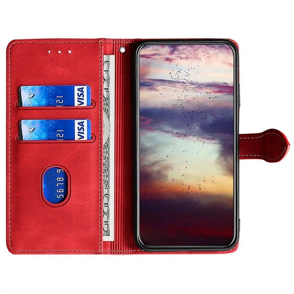Leather Case for Xiaomi Redmi 15C 4G (EU) (173mm) / 15C 5G (EU) (173mm) / Poco C85 4G (173mm) Wallet Phone Cover with Straw Hat Magnetic Clasp