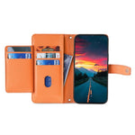 Leather Case for Xiaomi Redmi 15C 4G (EU) (173mm) / 15C 5G (EU) (173mm) / Poco C85 4G (173mm) Zipper Pocket Wallet Phone Cover with 2 Straps