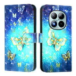 For Xiaomi Poco M8 Pro 5G / Redmi Note 15 Pro+ 5G (Global) Leather Case Pattern Printing Wallet Stand Mobile Cover with Strap