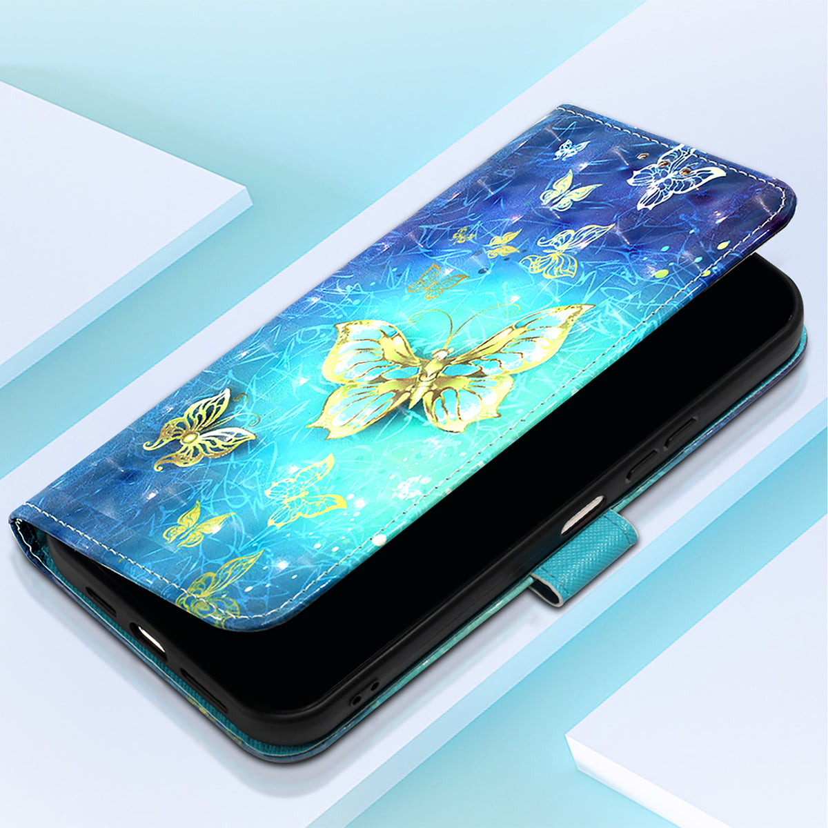For Xiaomi Redmi 15 4G (EU) (171mm) Leather Case Pattern Printing Wallet Stand Mobile Cover with Strap