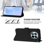 For Xiaomi Poco M8 Pro 5G / Redmi Note 15 Pro+ 5G (Global) Case Solid Color Wallet Leather Phone Cover with Strap