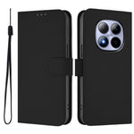 For Xiaomi Redmi Note 15 Pro 5G (Global) Case Solid Color Wallet Leather Phone Cover with Strap