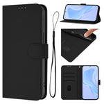 For Xiaomi Redmi Note 15 Pro 5G (Global) Case Solid Color Wallet Leather Phone Cover with Strap