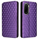 For Xiaomi Poco M7 Plus 5G / Poco M7 4G (169mm) Case Wallet Rhombus Imprinted Leather Phone Cover
