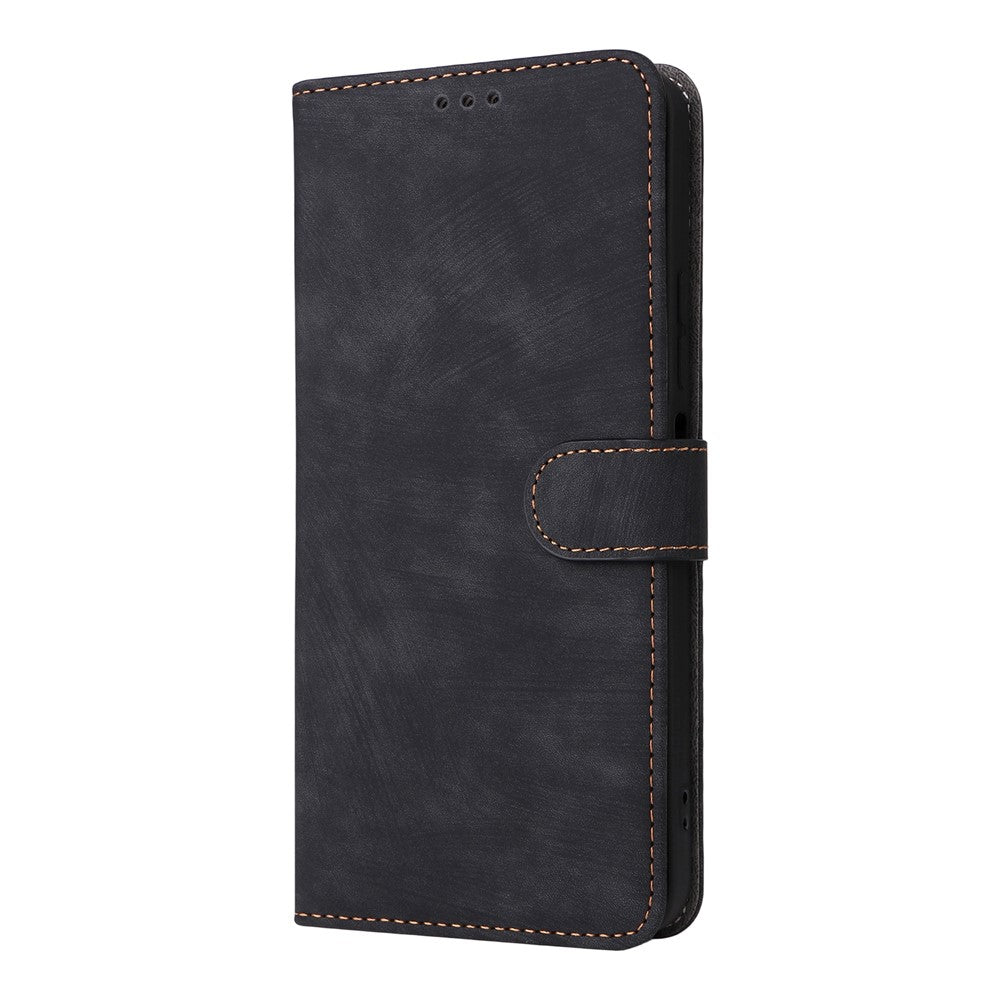 For Xiaomi Poco M7 Plus 5G / Poco M7 4G (169mm) Case Wallet RFID Blocking PU Leather Phone Cover Stand with Strap