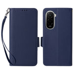 For Xiaomi Poco M7 Plus 5G / Poco M7 4G (169mm) Case Litchi Texture Wallet Leather Phone Cover with Wrist Strap