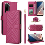 For Xiaomi Poco M7 Plus 5G / Poco M7 4G (169mm) Case with Shoulder  /  Wrist Strap Leather Phone Cover Stand Wallet