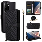 For Xiaomi Poco M7 Plus 5G / Poco M7 4G (169mm) Case with Shoulder  /  Wrist Strap Leather Phone Cover Stand Wallet