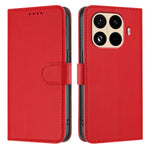 For Xiaomi 15T Pro Leather Case Solid Color Phone Cover with Wallet