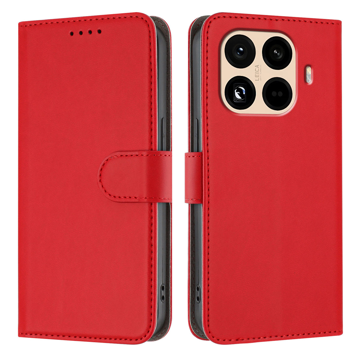 For Xiaomi 15T Pro Leather Case Solid Color Phone Cover with Wallet