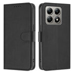 For Xiaomi 15T Leather Case Solid Color Phone Cover with Wallet