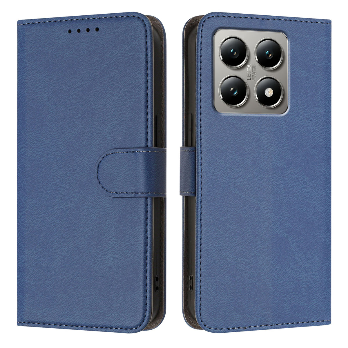 For Xiaomi 15T Leather Case Solid Color Phone Cover with Wallet