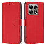 For Xiaomi 15T Leather Case Solid Color Phone Cover with Wallet