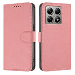 For Xiaomi 15T Leather Case Solid Color Phone Cover with Wallet