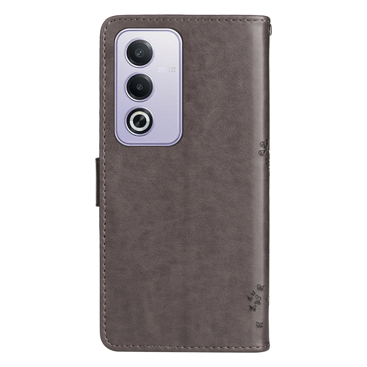 Mobilcover til Oppo A5 5G / Oppo A3 Pro (Indien) 5G / Oppo A3 Pro (Global) 5G / Oppo A80 5G / Oppo K12x 5G (Global) / Oppo A3x 5G (Kina) / Oppo A3x Vitality Edition / Oppo A5 4G med stativ, lædertegnebøger og katteklomønster