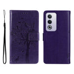 Mobilcover til Oppo A5 5G / Oppo A3 Pro (Indien) 5G / Oppo A3 Pro (Global) 5G / Oppo A80 5G / Oppo K12x 5G (Global) / Oppo A3x 5G (Kina) / Oppo A3x Vitality Edition / Oppo A5 4G med stativ, lædertegnebøger og katteklomønster