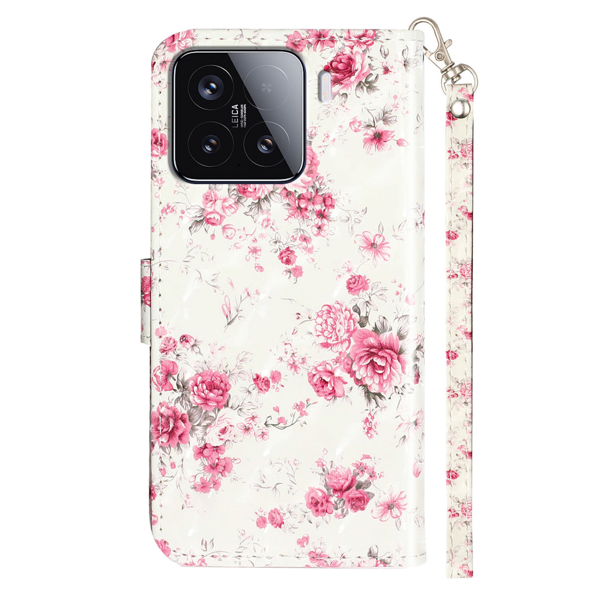 For Xiaomi 15T Pro Wallet Case 3D Pattern Printed Leather Phone Cover with Strap
