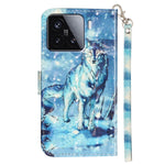 For Xiaomi 15T Pro Wallet Case 3D Pattern Printed Leather Phone Cover with Strap