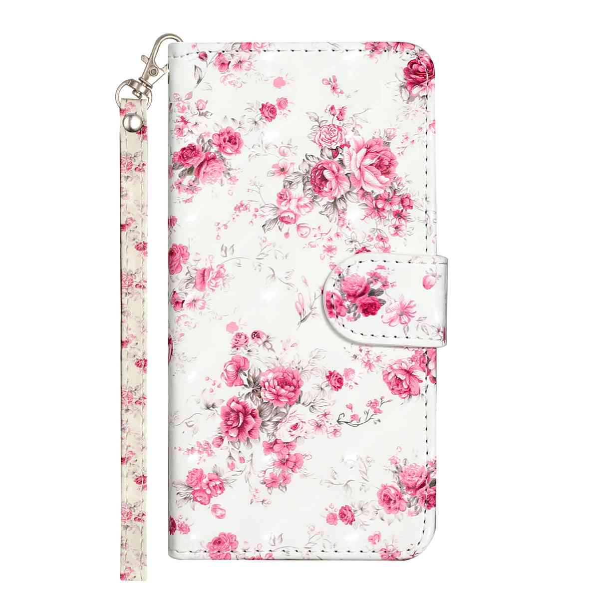 For Xiaomi Redmi 15C 4G (Global) (171mm) Wallet Case 3D Pattern Printed Leather Phone Cover with Strap
