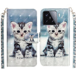 For Xiaomi 15T Wallet Case 3D Pattern Printed Leather Phone Cover with Strap