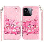 For Xiaomi 15T Wallet Case 3D Pattern Printed Leather Phone Cover with Strap
