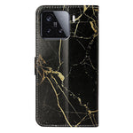 For Xiaomi 15T Pro Stand Case Marble Painted Folio Flip Leather Wallet Phone Cover