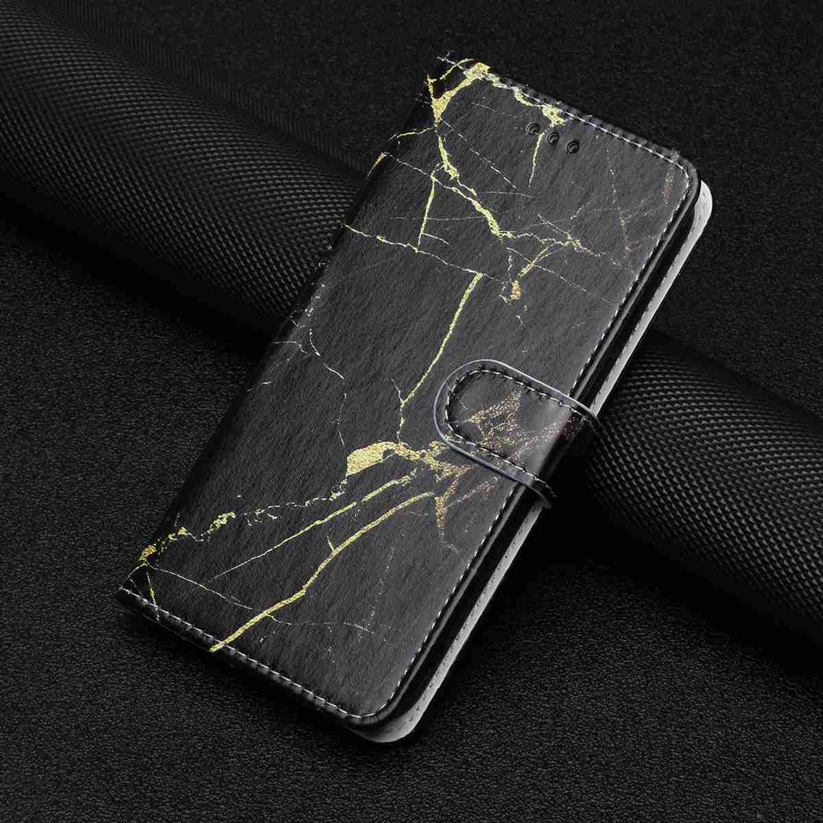 For Xiaomi 15T Pro Stand Case Marble Painted Folio Flip Leather Wallet Phone Cover