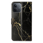 For Xiaomi Redmi 15C 4G (Global) (171mm) Stand Case Marble Painted Folio Flip Leather Wallet Phone Cover